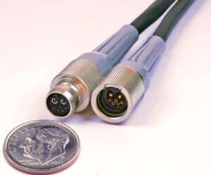Micro Circular connector from Omnetics Corporation