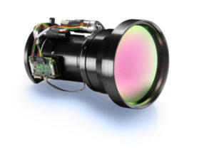 Long-range observation lens with vehicle detection