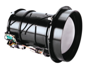 Rugged continuous zoom lens with vehicle detection