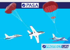 PASA parachutes for fixed-wing UAVs