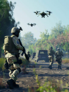 Halo drone connectivity for military & defense