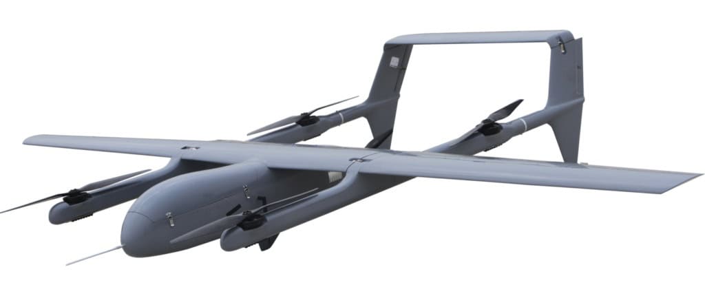 Long endurance hybrid VTOL UAV from ISS Aerospace