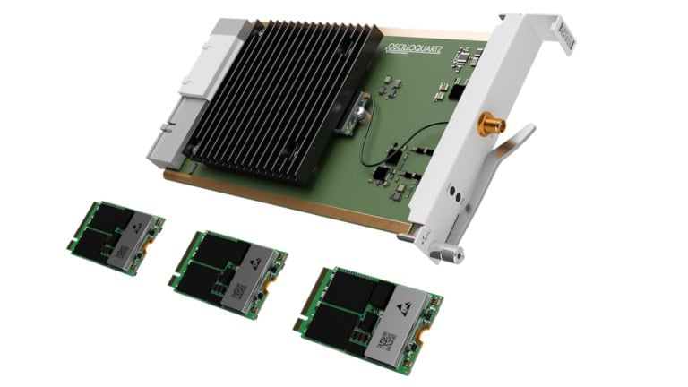 Embedded timing module from Oscilloquartz